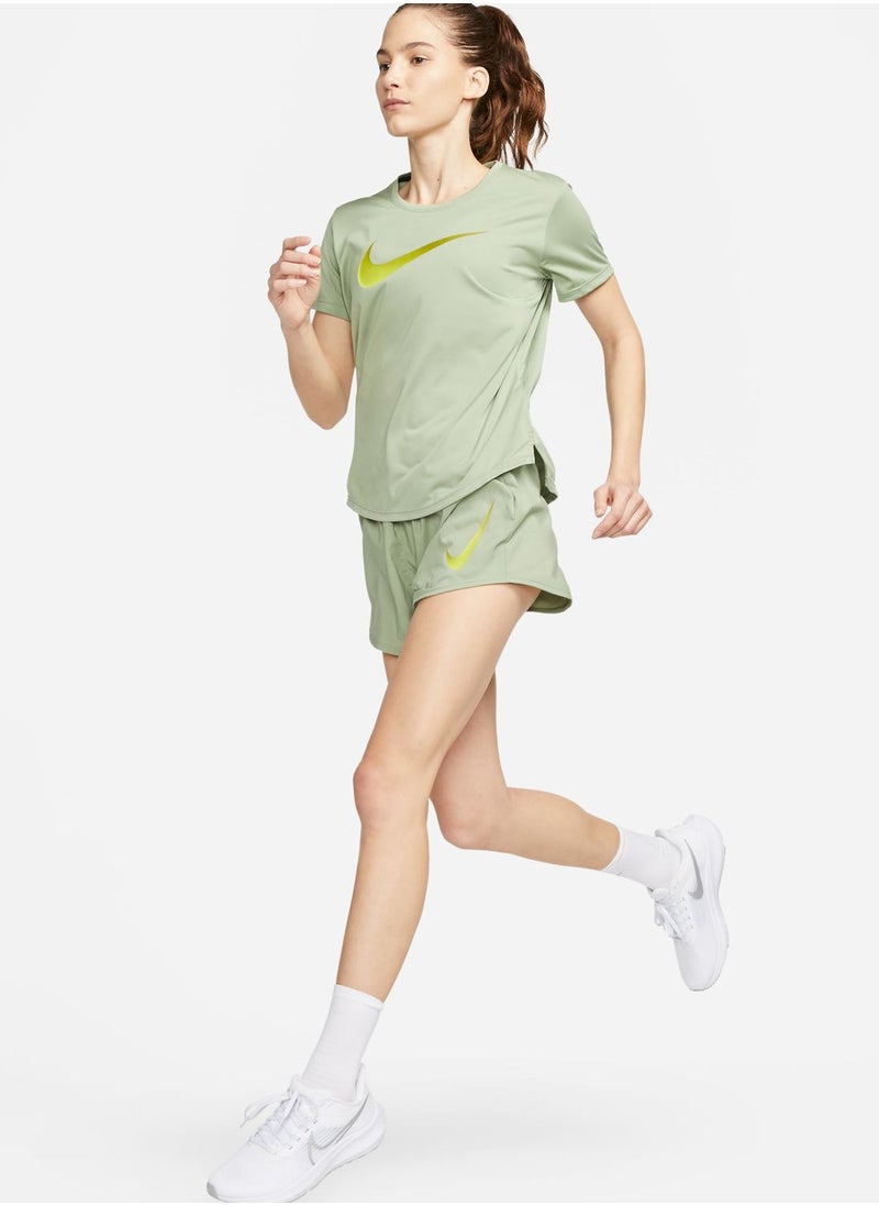Nike - One Dri-Fit Swoosh Logo T-Shirt - Image 1