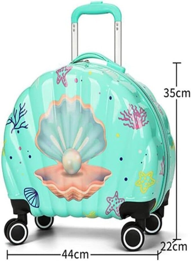 حقيبة سفر للأطفال من متجر MT HUB THE TOY STORE بسعة كبيرة وعجلات متعددة الاستخدامات - 44 × 35 × 22 سم | حقيبة سفر خفيفة الوزن للأطفال (عبوة من قطعة واحدة) (أزرق) - Image 3