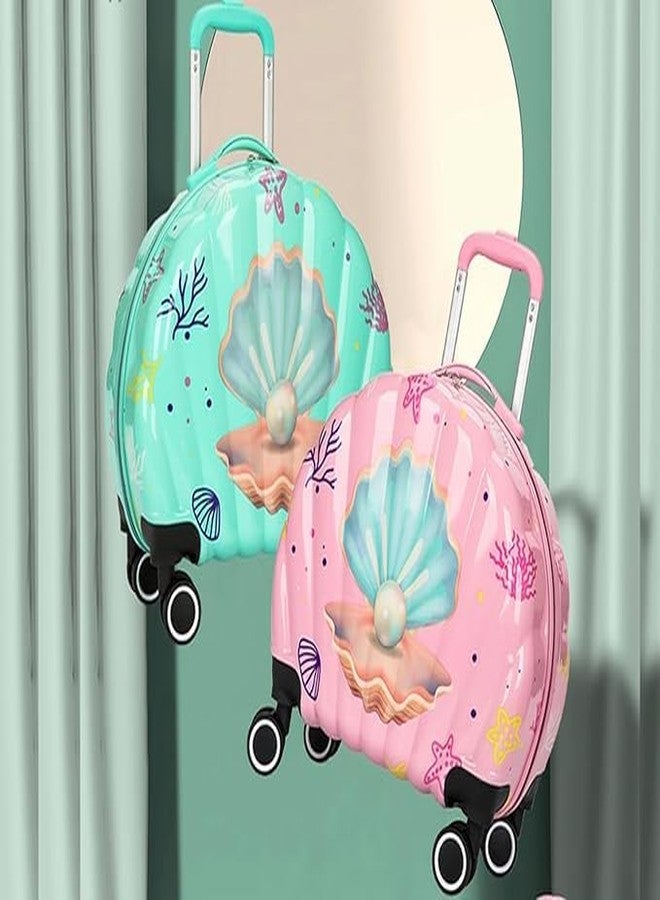 حقيبة سفر للأطفال من متجر MT HUB THE TOY STORE بسعة كبيرة وعجلات متعددة الاستخدامات - 44 × 35 × 22 سم | حقيبة سفر خفيفة الوزن للأطفال (عبوة من قطعة واحدة) (أزرق) - Image 5