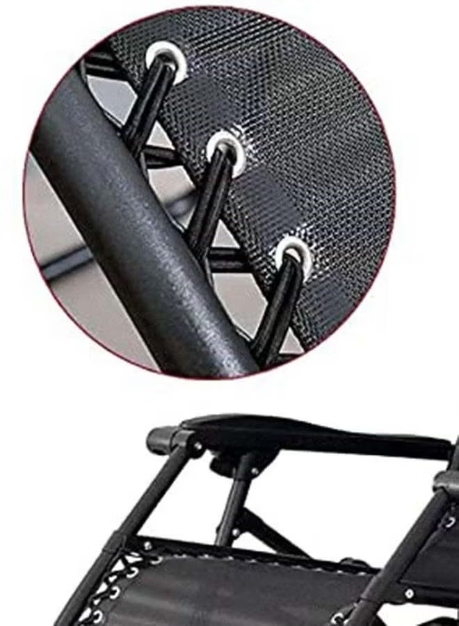 Cady One Foldable and adjustable chair for trips and camping, black, - Image 4