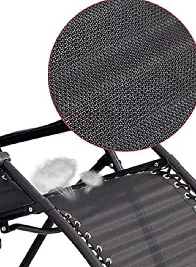 Cady One Foldable and adjustable chair for trips and camping, black, - Image 5