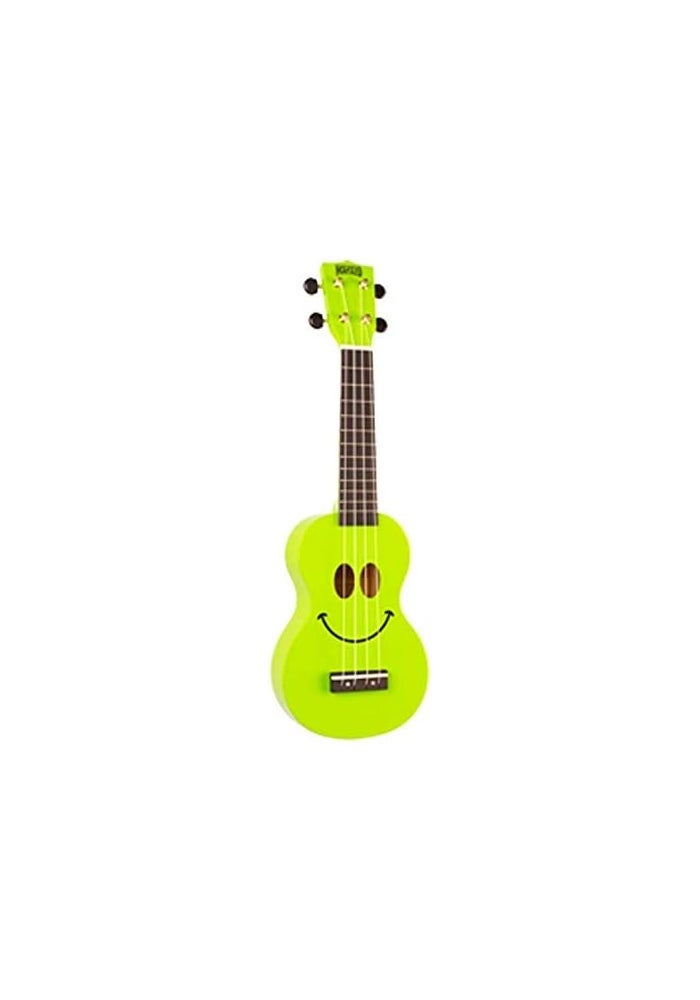 Mahalo U-Smile Series 4 String Soprano Ukulele with Bag, Green - Image 2