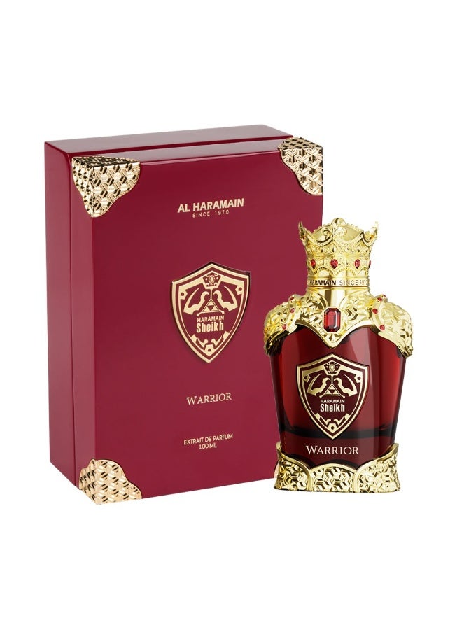 الحرمين شيخ واريور اكسترايت دي بارفان، 100 مل عطر شرقي زهري حار للجنسين، زجاجة زجاجية، قرفة طويلة الأمد، التبغ، الفانيليا، خشب الصندل وفول التونكا - Image 5