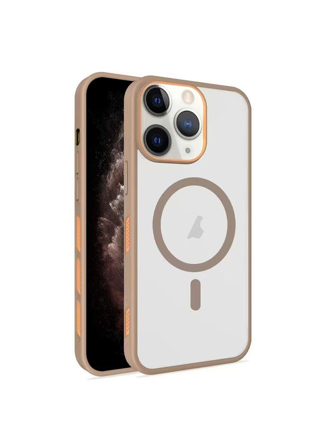Zaboon Case For iPhone 11 Pro Max Frosted Translucent Side Ice Fog Cooling MagSafe Phone Case - Image 1