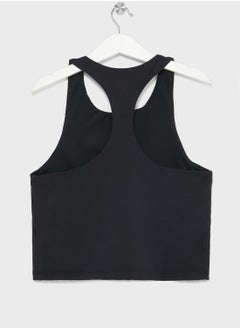 UNDER ARMOUR Girls' Motion Branded Crop Tank Top  - Image 2