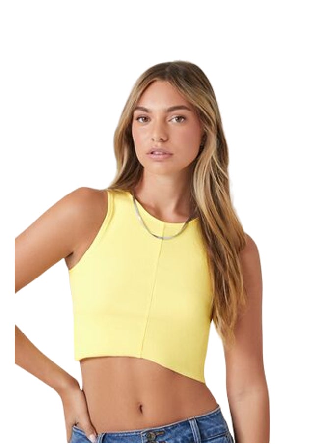 FOREVER 21 - Cropped Rib-Knit Tank Top - Image 1