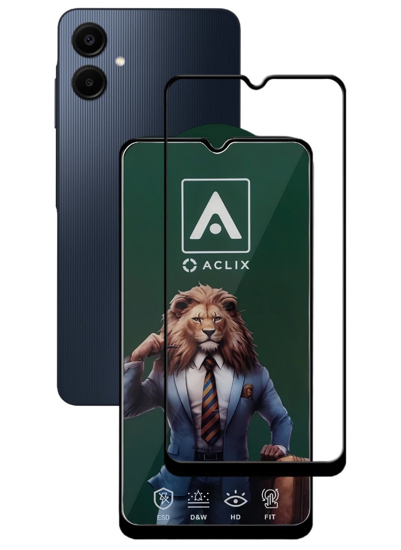 ACLIX Antistatic ESD Dustproof Premium Quality High Definition Tempered Glass Screen Protector Designed For Samsung Galaxy A06 - Image 1