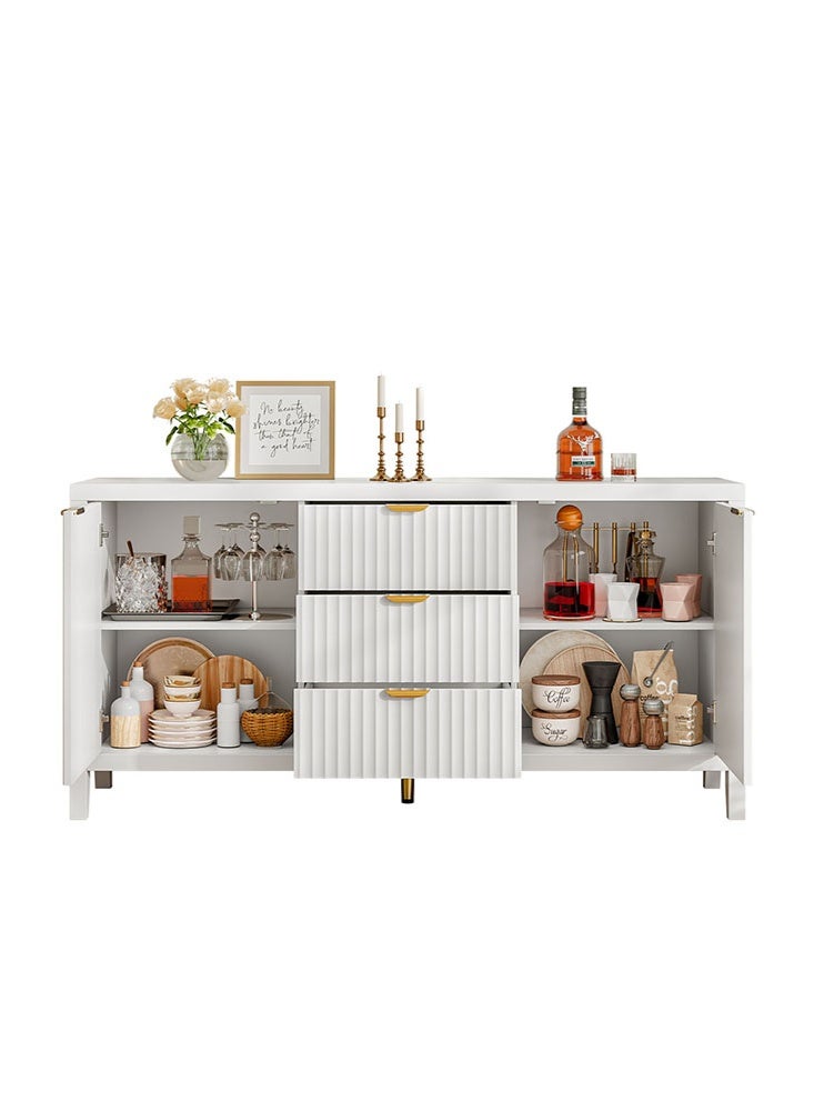 Solerconm Storage Cabinet Sideboard Large Buffet with 2 Doors 3 Drawers Adjustable Shelves Coffee Bar Storage Accent Cabinet Multifunctional Console Cabinet for Kitchen, Living Room, Dinning Room - Image 1