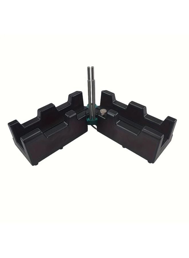 Black Green Woodworking Angle Cutting Box 2 In 1 Measurement And Cutting Tool Adjustable Guide - Image 5