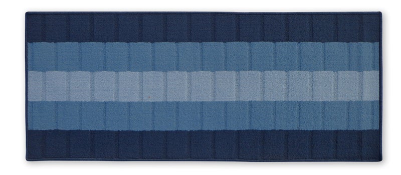 Status Contract Polypropylene Anti Skid Runner for Living Area | Rug for Bedroom |Rug for Dining Kitchen | Rug for Dining Table | Rug for Floor with Anti Slip Backing- 56X140 CM, Blue - Image 2