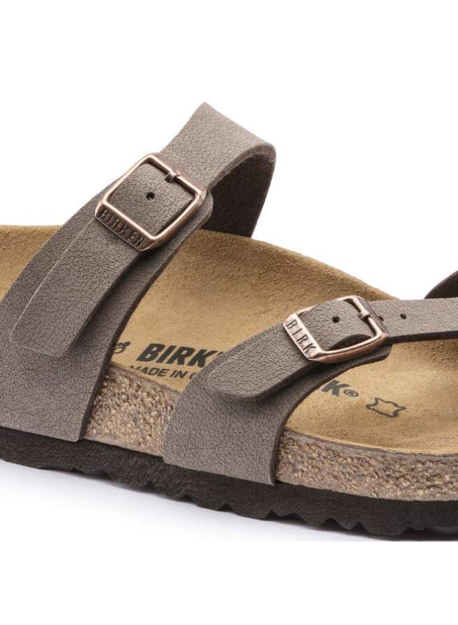 BIRKENSTOCK Mayari Comfortable Cork Footbed Sandals - Mocha Brown, Adjustable Straps for All-Day Wear - Image 5