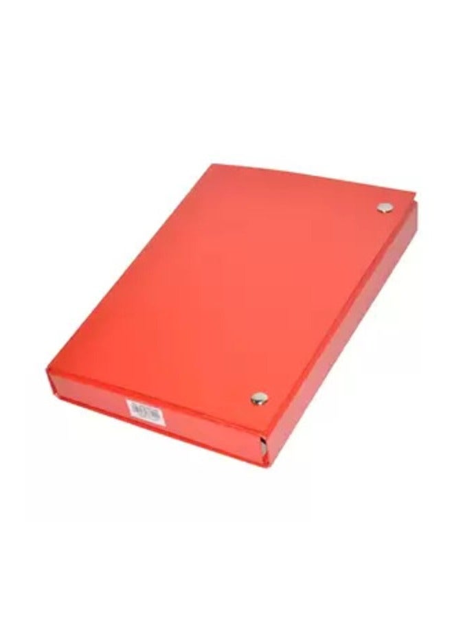 FIS Document Bags, Vinyl with Button, Red Color, F/S (210 x 330 mm) Size