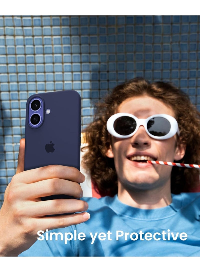 حافظة آيفون 17 من السيليكون الناعم السائل لهاتف آيفون 17 مع بطانة داخلية من الألياف الدقيقة حافظة هاتف واقية مضادة للصدمات لهاتف آيفون 17 6.3 بوصة - Image 4