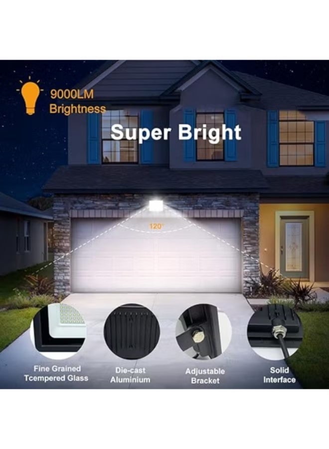 ESNCO LED Flood Light, 200W, IP66 Waterproof, Durable Iron Body - Image 3