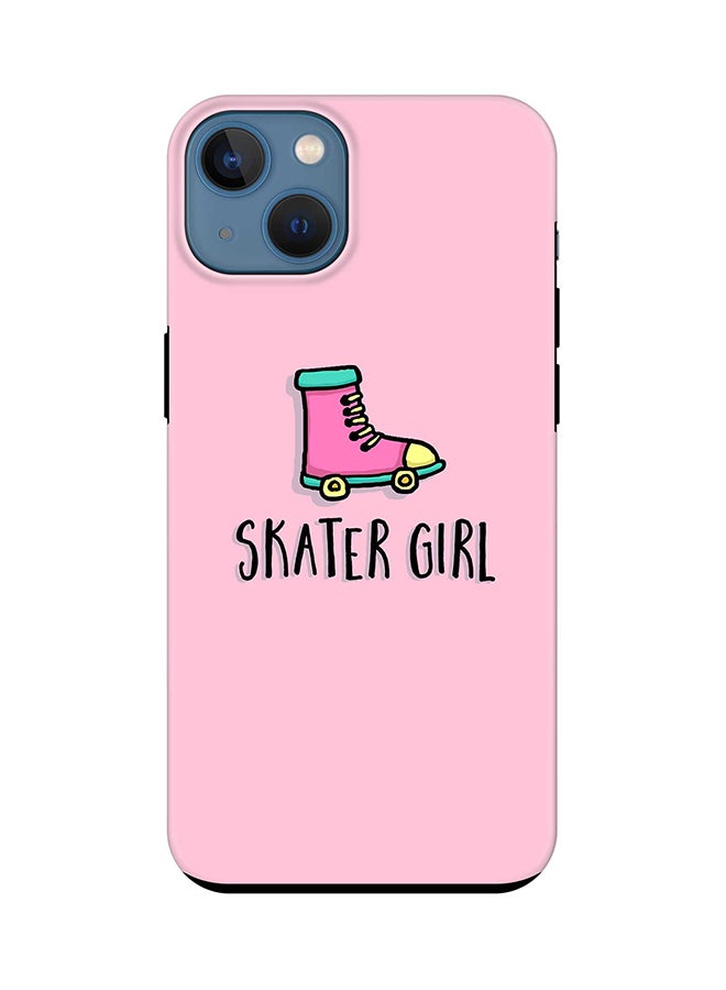 Stylizedd Tough Pro Case for iPhone 15 Plus Dual Layer Hybrid PC TPU Customized Mobile Cover Matte Finish Phone Case - Skater Girl - Image 1