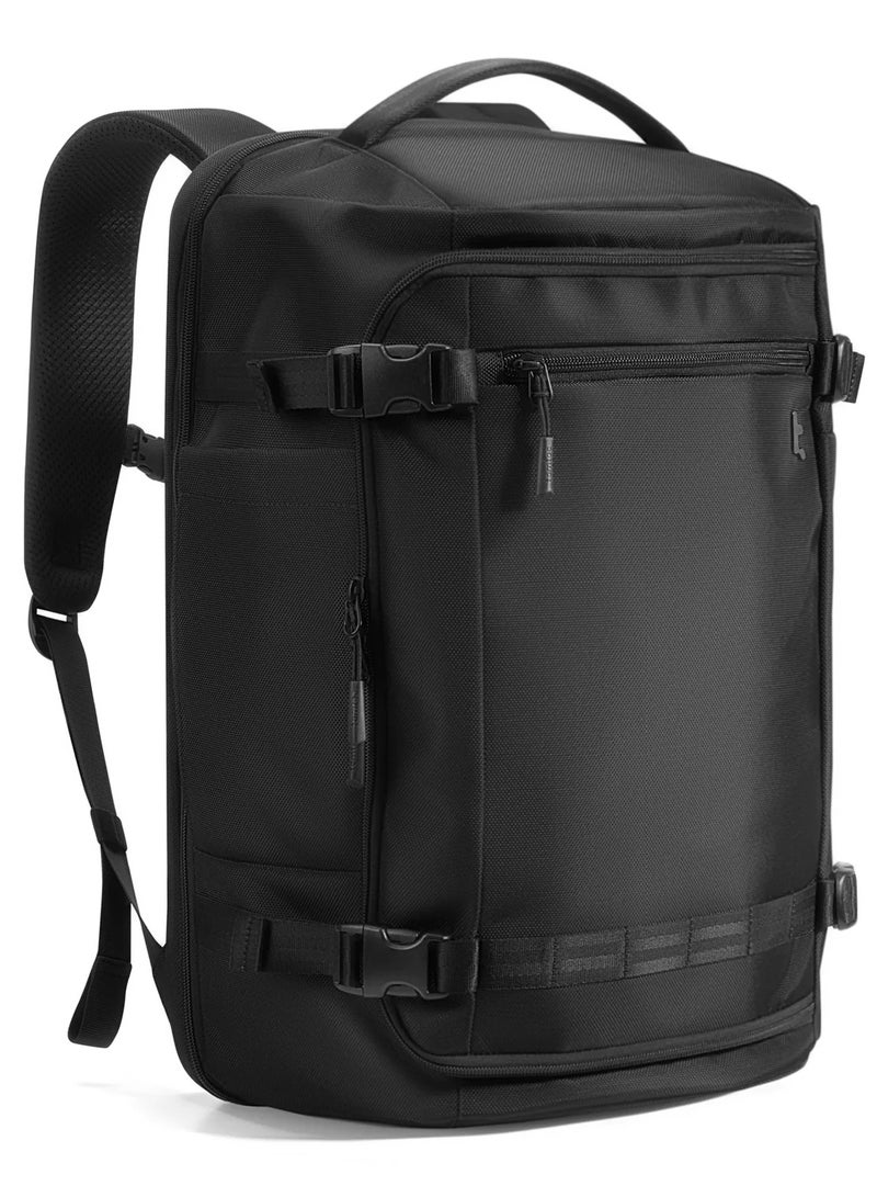 Tomtoc Navigator-T67 38L Military Tactical Travel Backpack – TSA-Friendly Carry-On 17.3 Inch Laptop Rucksack, Molle Survival Bug Out Bag, Water-Resistant Multi-Compartment Hiking Camping Outdoor Backpack - Image 1