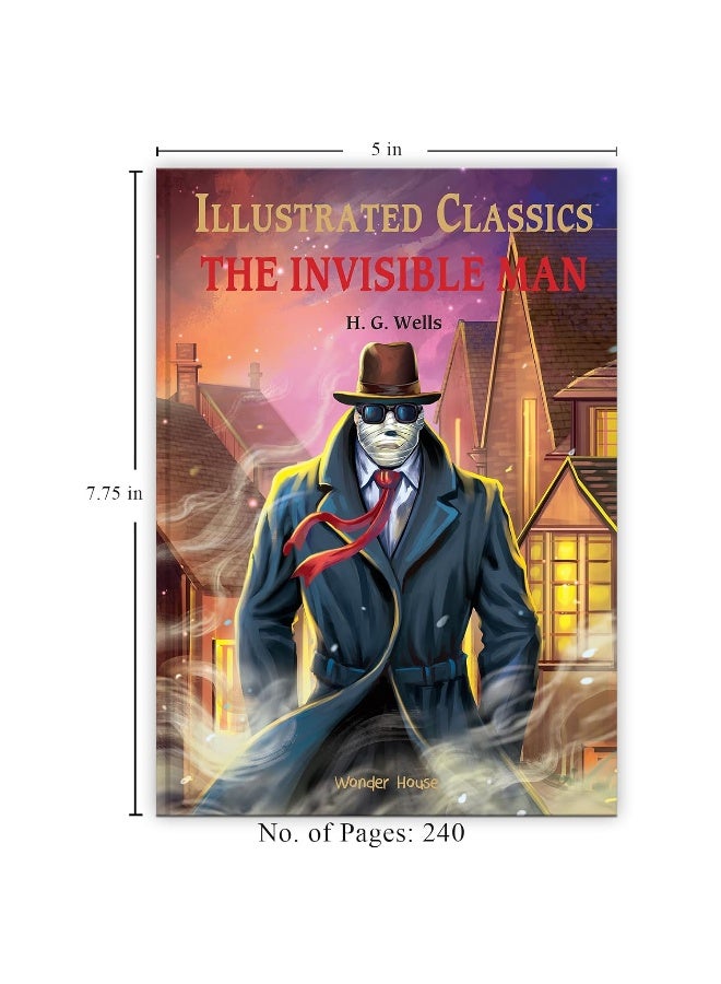 The Invisible Man: Illustrated Abridged Children Classic English Novel With Review Questions (Hardback) - Image 3