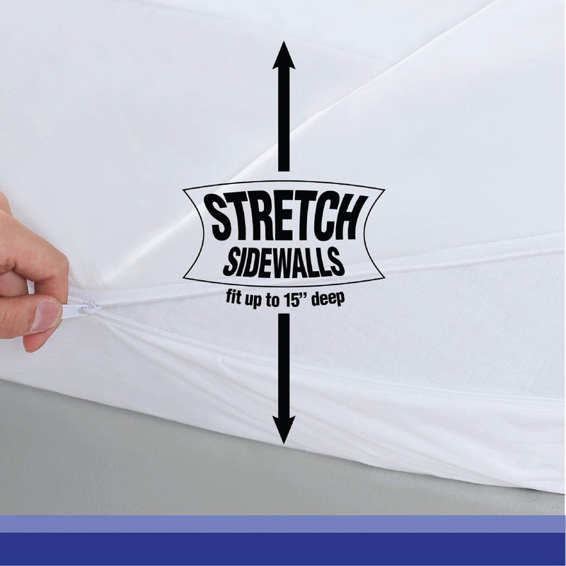 Bed Bug Blocker All-in- one Mattress Cover, Full, White - Image 4