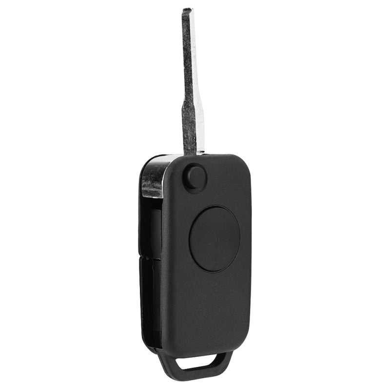 Flip Key Fob Case Plastic 1 Button Replacement - Anti-Rust Durable Shell for Mercedes-Benz Class 1984-2004 - Image 1