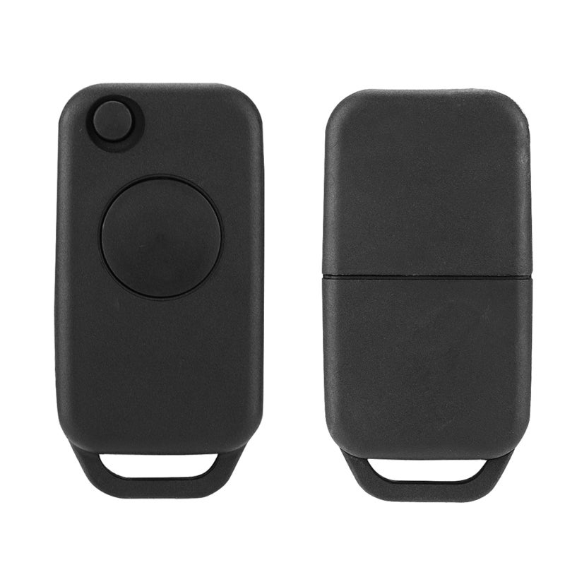 Flip Key Fob Case Plastic 1 Button Replacement - Anti-Rust Durable Shell for Mercedes-Benz Class 1984-2004 - Image 4