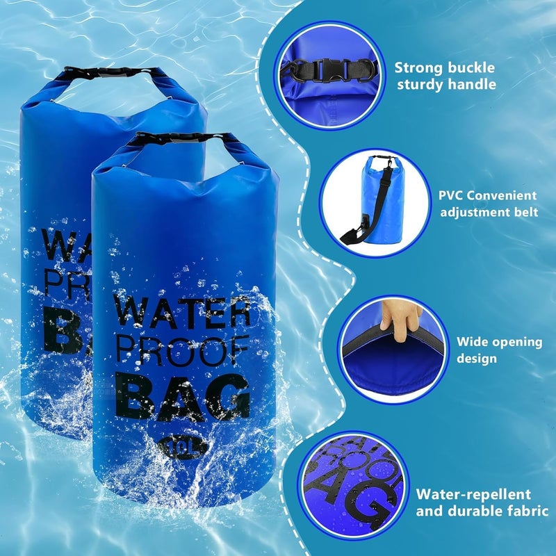 Lvsnro 2 Pack Pool Step Weights,500D 10L No Breaken Pool Ladder Weights for Above Ground Pools,Waterproof Weight Bags Pool Stair Weights for Pool Steps Easy and Quick Fill Sand (Blue) - Image 5