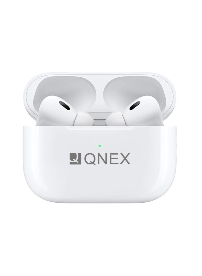 QNEX QX-Z10 Air TWS Wireless Earphones AirPods Earbuds – Bluetooth 5.1, Charging Case, Anti-Fingerprint Silicone Cover - Image 3