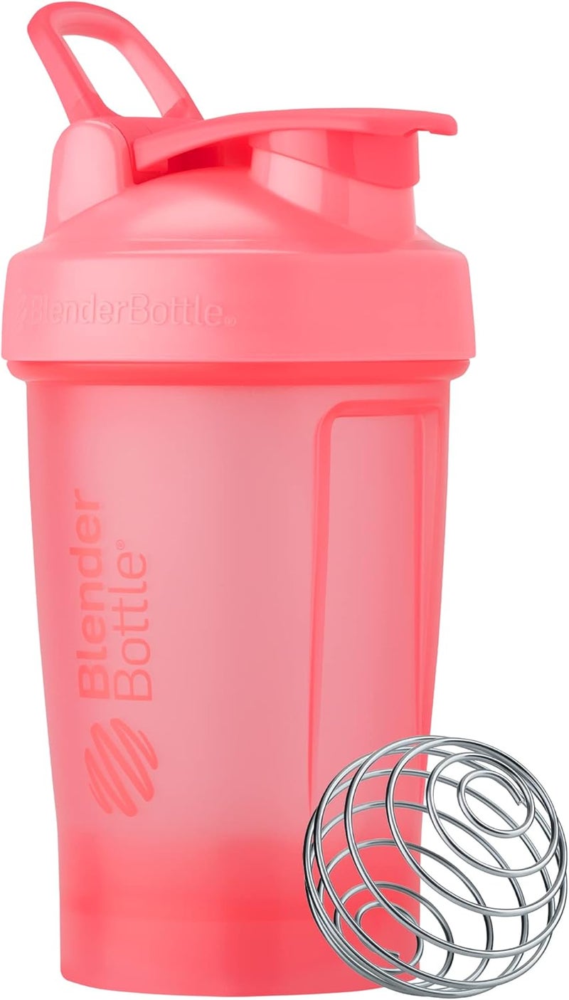BlenderBottle Blender Bottle Classic V2 Shaker Perfect for Protein Shakes and Pre Workout, 20-Ounce, Light Pink - Image 1