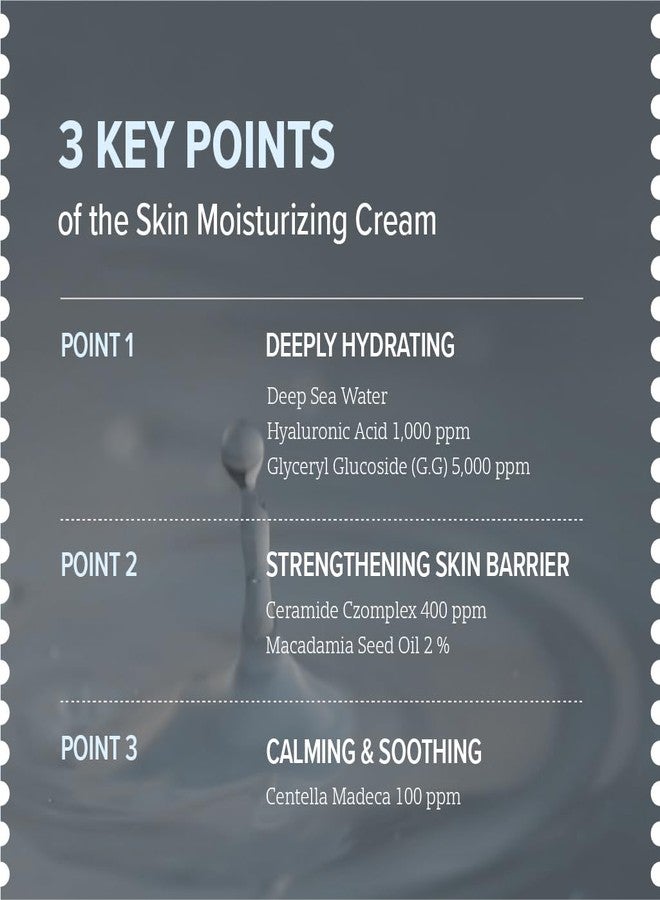 O'LABS Skin Moisturizing Cream 60ml / 2.02 fl.oz Facial Cream for Women Anti Aging Deep Sea Water 62% - Image 3