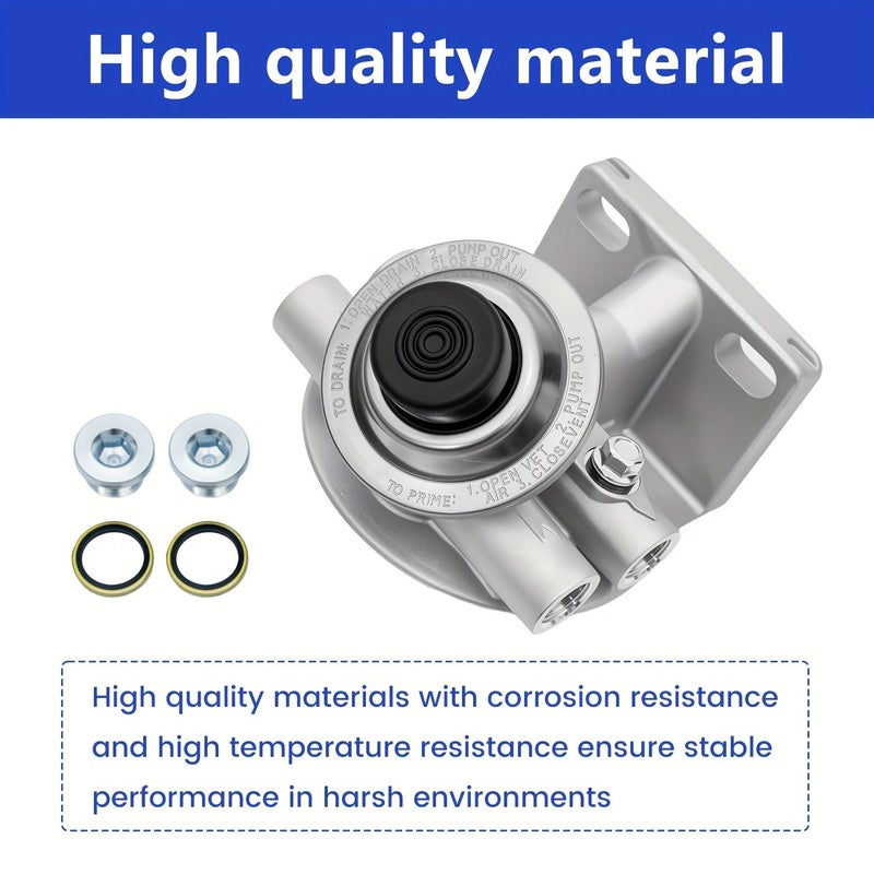 3 8 Inch NPT Diesel Fuel Filter Mounting Base Hand Priming Pump Mounting Base Model Z140 HLCZB005 - Image 4
