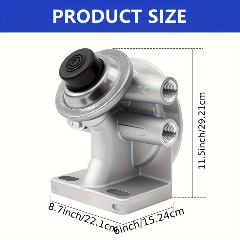 3 8 Inch NPT Diesel Fuel Filter Mounting Base Hand Priming Pump Mounting Base Model Z140 HLCZB005 - Image 2