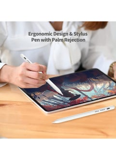 Rock Pow iPad Pencil 2nd Generation Compatible with Apple Pencil Stylus Pen for iPad Palm Rejection Tilt Power Display (2018-2023) iPad Pro 11/12.9 iPad 6/7/8/9,iPad Mini 5/6 iPad Air 3/4/5  - Image 5