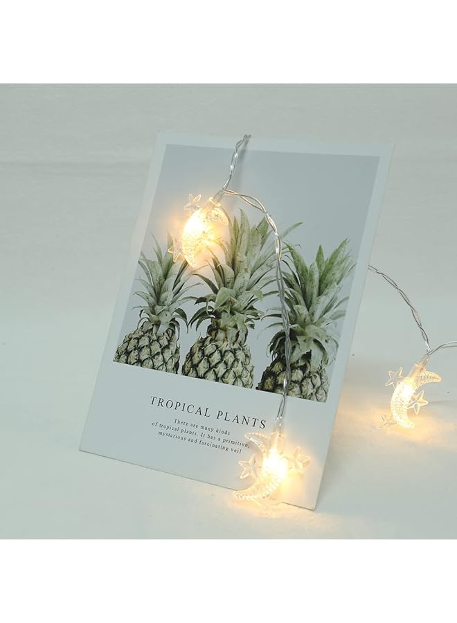 erorex Ramadan Decorations Light Eid Moon String Lights Moon Mini Star Fairy Lights Lantern Lamp For Wedding Party Home Garden Bedroom Indoor Décor Gift For Ramadan Mother'S Day Gifts - Image 4