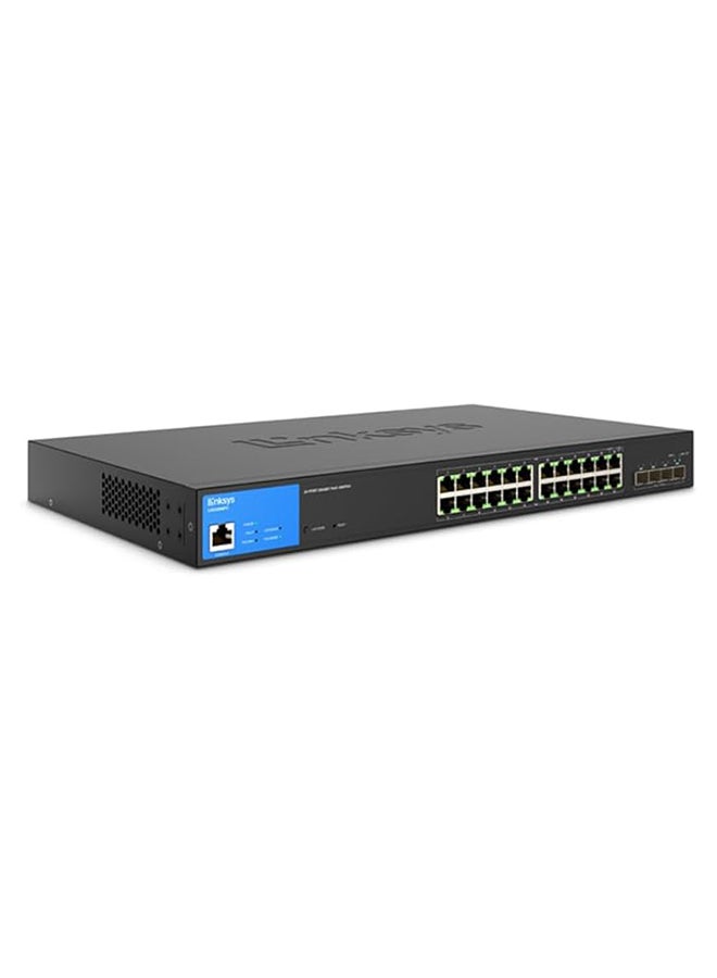 لينكسيس مفتاح 24 PTOS قابل للإدارة PoE+ GE 4 10G SFP+410W(LGS328MPC) - Image 1
