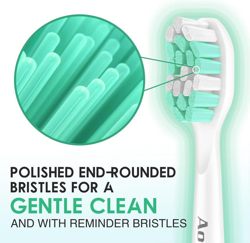 Aoremon Replacement Heads for Philips Sonicare C2 C1-4Pcs Brush Heads Compatible with All Phillips Sonicare Click-on Eltectric Toothbrush Model - Image 5