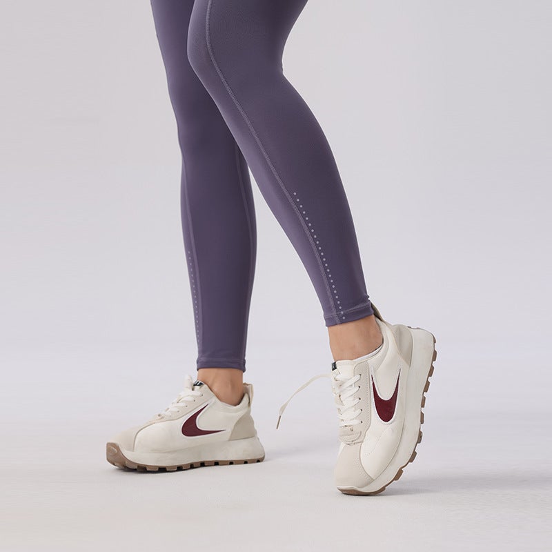 High Waist Hip Lifting Fitness Pants Sports Tight Pants Yoga Clothes Women''s Outer Wear Breathable Multi-Pocket Night Run Riding Pants - Image 5