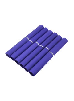 Home Buy HOME BUY PVC Washable, Waterproof Plastic Placemats/Mat for Dining Table Kitchen (28.5 X 44cm, Multicolour) Set of 6 Piece  - Image 2
