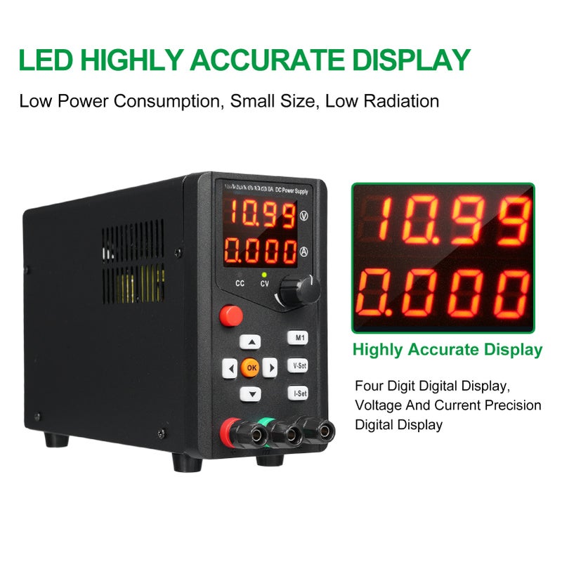 مصدر طاقة مقنن تيار مستمر East Tester ETP3010A 300 واط 30 فولت 10 أمبير قناة واحدة ضبط بالمكبر التسلسلي تخزين الصيانة التحكم عن بعد مصدر طامل مختبرات - Image 5