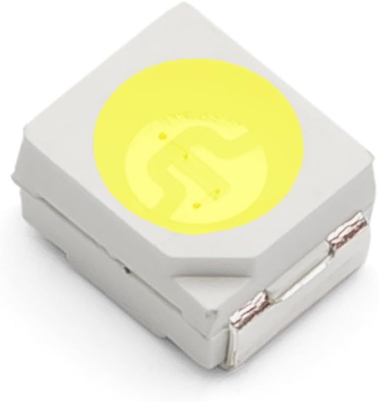 Oznium 20 Pieces of PLCC-2 Surface Mount LEDs, 3528 Size SMD SMT LED - Cool White - Image 4