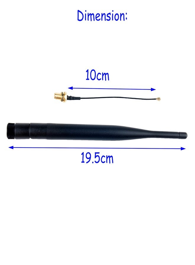 DIYmall 2pcs 915MHz LoRa Antenna 5DBi SMA Male with U.FL/I-PEX to SMA Connector Cable Omni-Directional Antenna for LoRa Board Lora32 IoT - Image 3