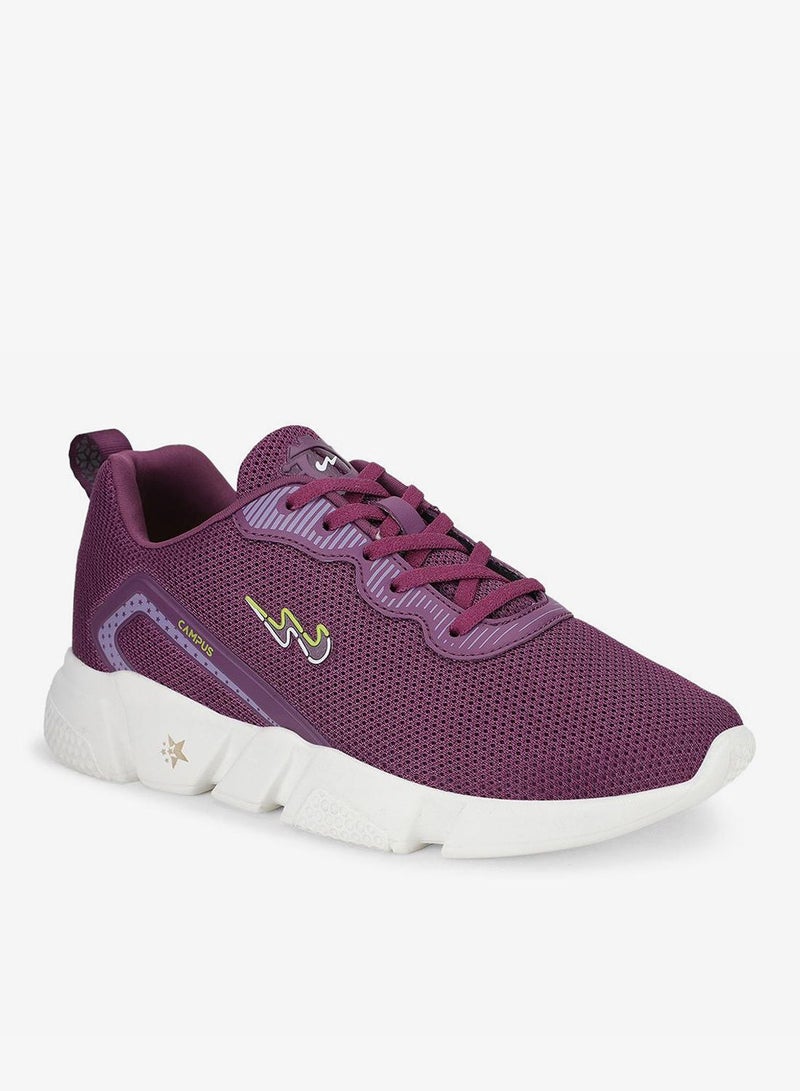 CAMPUS Women's Purple Low-Top Sneakers - Shoes with Cloud Like Comfort - Image 2