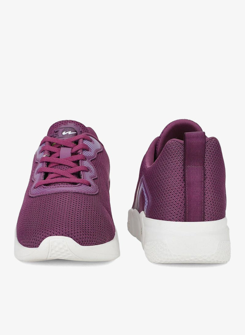 CAMPUS Women's Purple Low-Top Sneakers - Shoes with Cloud Like Comfort - Image 4