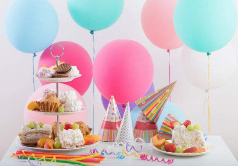 AMFIN® (Pack of 25) 10 inch Metallic Balloons Blue, White and Pink for Birthday Decoration, Decoration for Weddings, Engagement, Baby Shower, Anniversary Party, Theme - Blue, White & Pink - Image 3