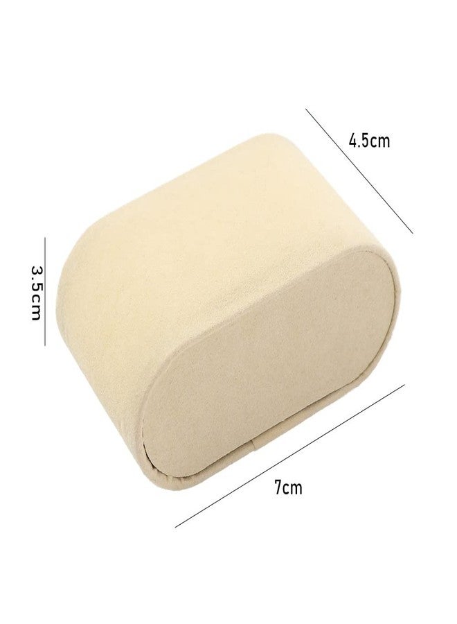 Pokinge 6 Pcs Velvet Bracelet Pillow, Solid Color Watch Display Pillow Holder Pad, Soft Wristwatch Cushion Bangle Packaging Stand Jewelry Organizer(Grey) - Image 2