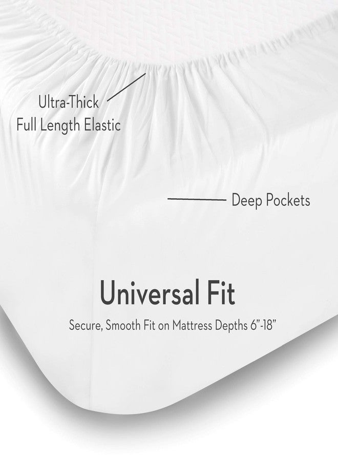 MALOUF Double Brushed Microfiber Super Soft Luxury Pillowcase Set - Wrinkle Resistant - Queen Pillowcases - Set of 2 - White - Image 5