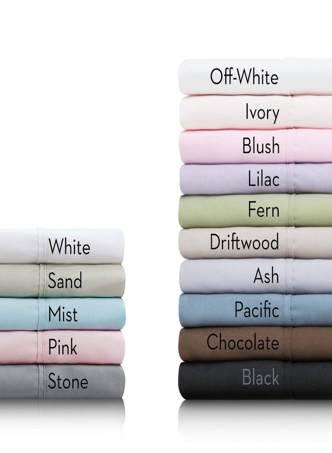 MALOUF Double Brushed Microfiber Super Soft Luxury Pillowcase Set - Wrinkle Resistant - Queen Pillowcases - Set of 2 - White - Image 3