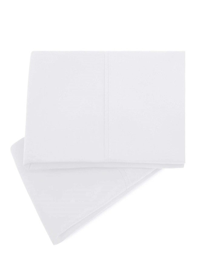 MALOUF Double Brushed Microfiber Super Soft Luxury Pillowcase Set - Wrinkle Resistant - Queen Pillowcases - Set of 2 - White - Image 1