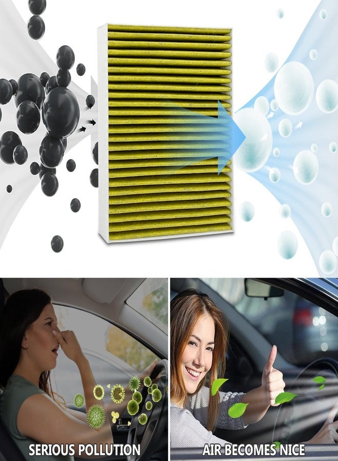 Capume Cabin Air Filter Fits for Audi RS3, S3, A3, Q3, TT Quattro, Atlas, Golf, GTI, Jetta, Taos, Tiguan, Arteon, 2015-2020 2021 2022 2023 2024 2025 5Q0-819-653, CF11643, 5Q0-819-669 - Image 3