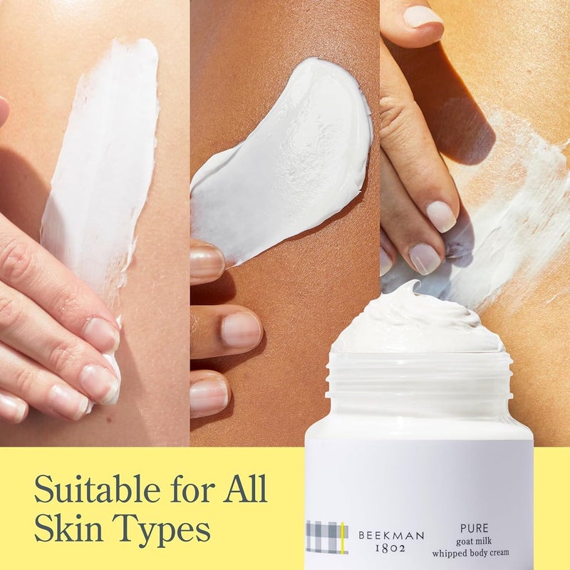 Beekman 1802 Whipped Body Cream â€“ Moisturizes & Softens Skin with Goat Milk, Mango Seed Butter & Vitamin E â€“ 8 oz â€“ Fragrance Free - Image 5