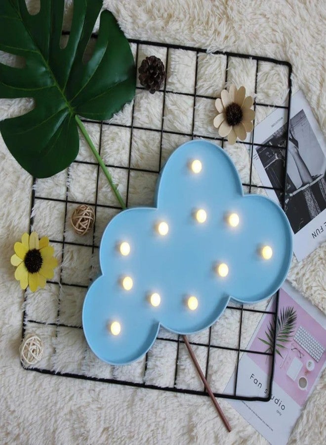 Chronos Marquee Light - Cloud Shape LED Light for Home, Festival, Events, Balcony, Birthday, Many Occasions Decoration (Blue) - Image 2