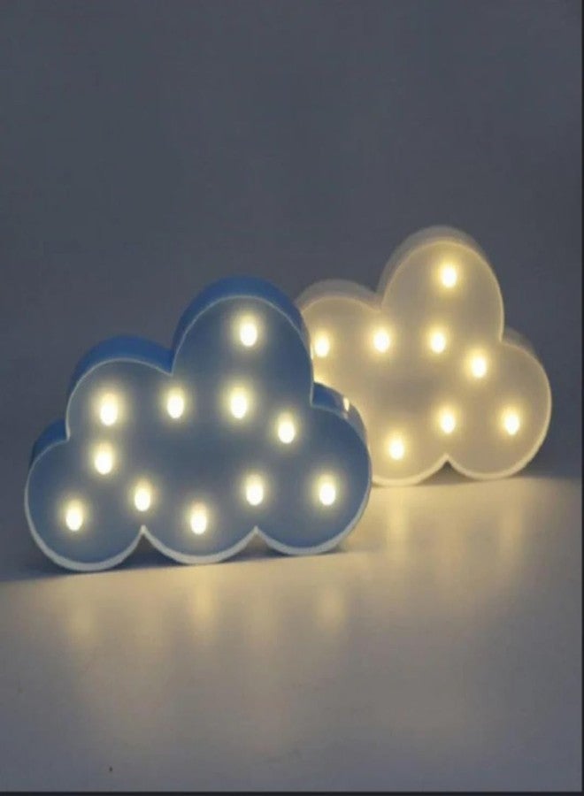 Chronos Marquee Light - Cloud Shape LED Light for Home, Festival, Events, Balcony, Birthday, Many Occasions Decoration (Blue) - Image 1